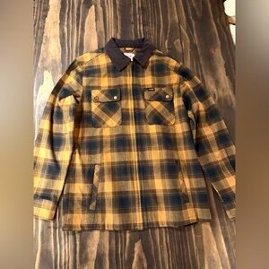 Wrangler Mens zip-up flannel jacket size small‎